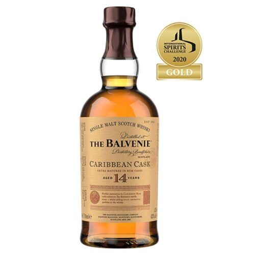 BALVENIE CARIBBEAN CASK S/MALT WHISKY 43% 14 YRS 700ML