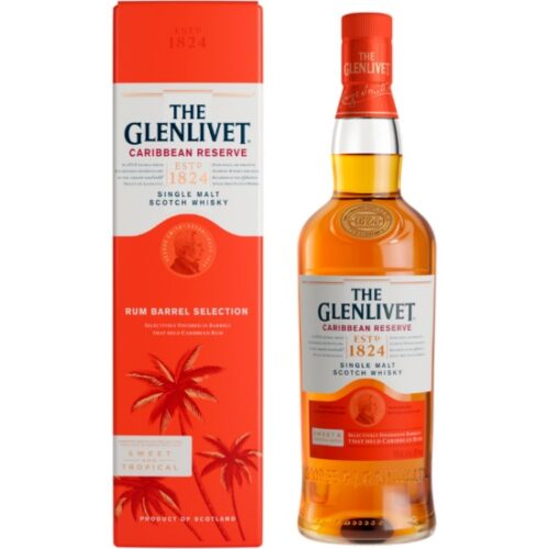GLENLIVET CARIBBEAN RESERVE S/MALT R/B 40% 700ML