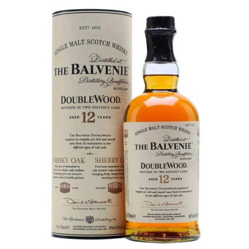 BALVENIE MALT 12YO DOUBLE/WOOD 40% 700ML