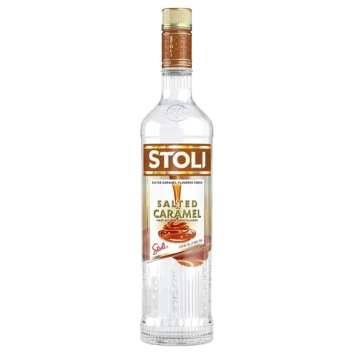 STOLICHNAYA SALTED CARMEL VODKA 37.5% 750ML