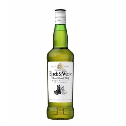 BLACK & WHITE WHISKY 40% 750ML