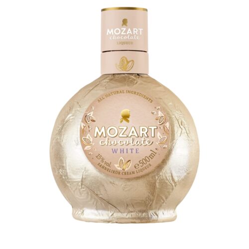 MOZART WHITE CHOC VAN CREAM 500ML 15%